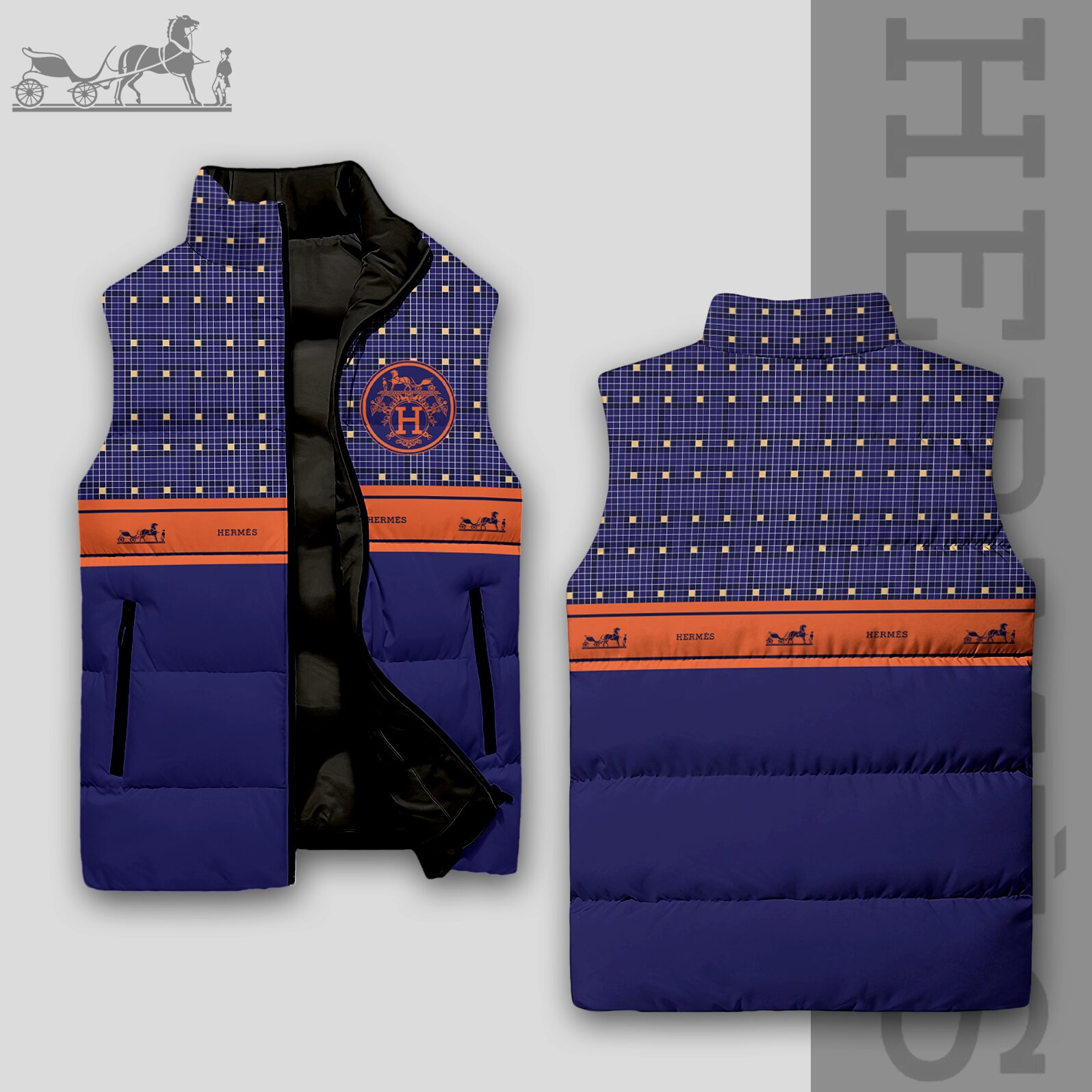 Luxury Edition 3D Sleeveless Down-Jacket-VV24101006