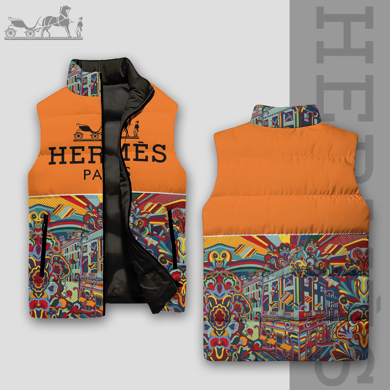 Luxury Edition 3D Sleeveless Down-Jacket-VV24101012