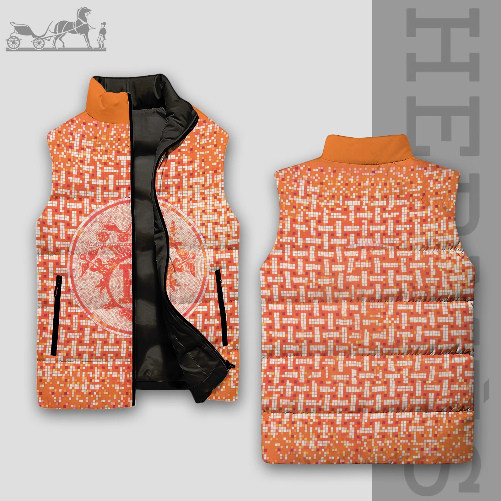 Luxury Edition 3D Sleeveless Down-Jacket-VV24101013
