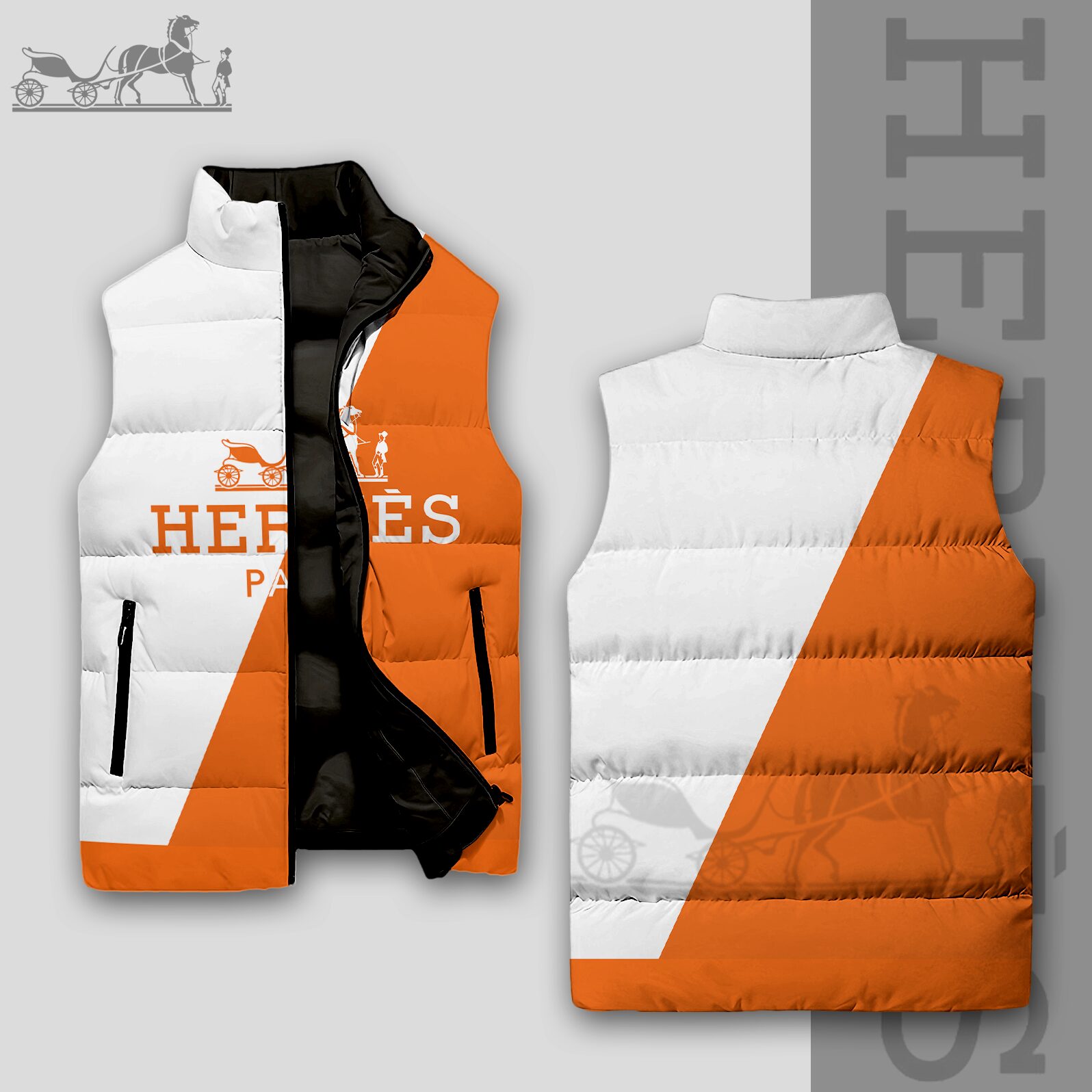 Luxury Edition 3D Sleeveless Down-Jacket-VV24101014