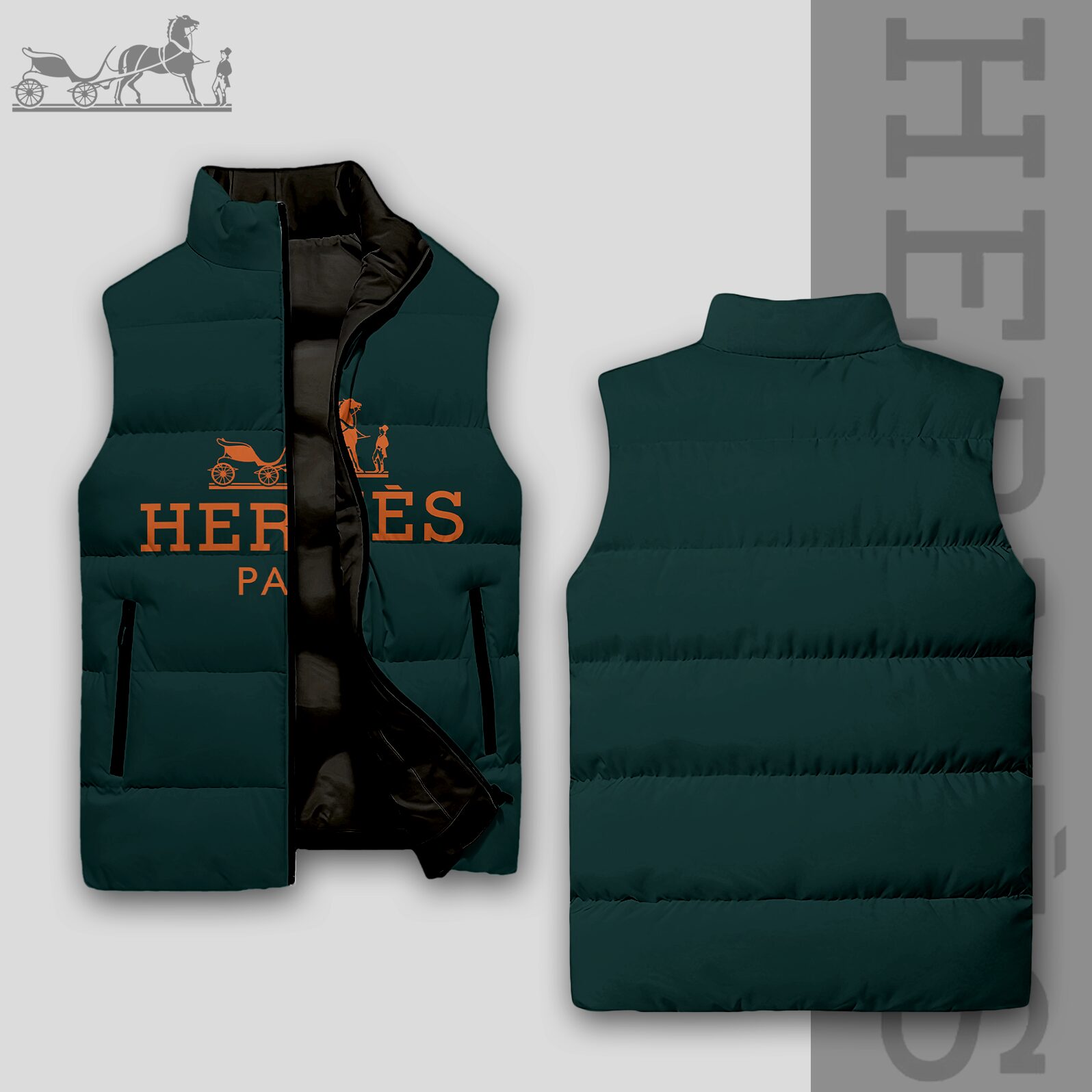 Luxury Edition 3D Sleeveless Down-Jacket-VV24101020