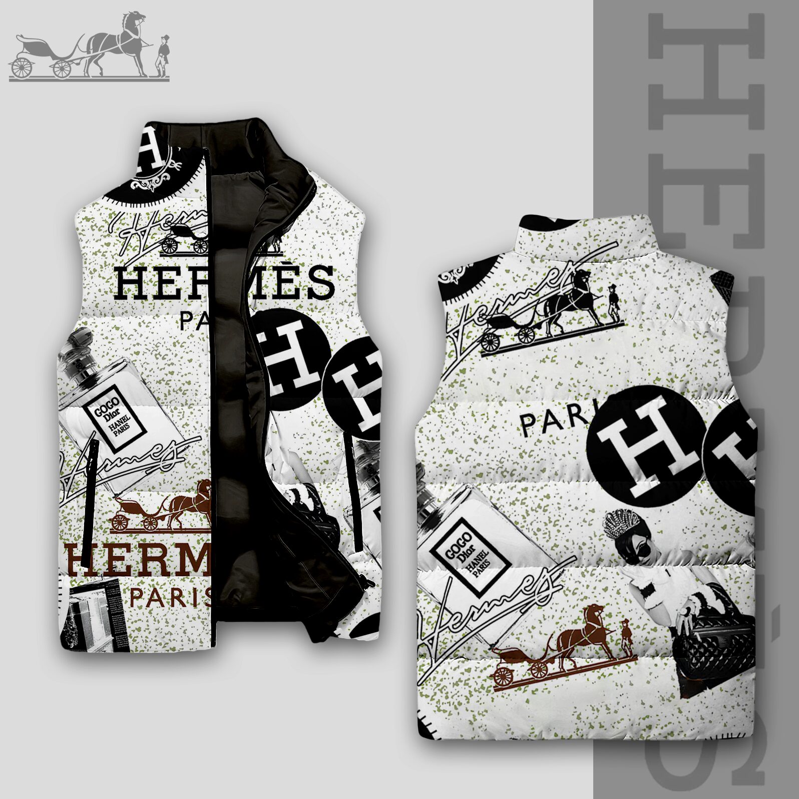 Luxury Edition 3D Sleeveless Down-Jacket-VV24101023