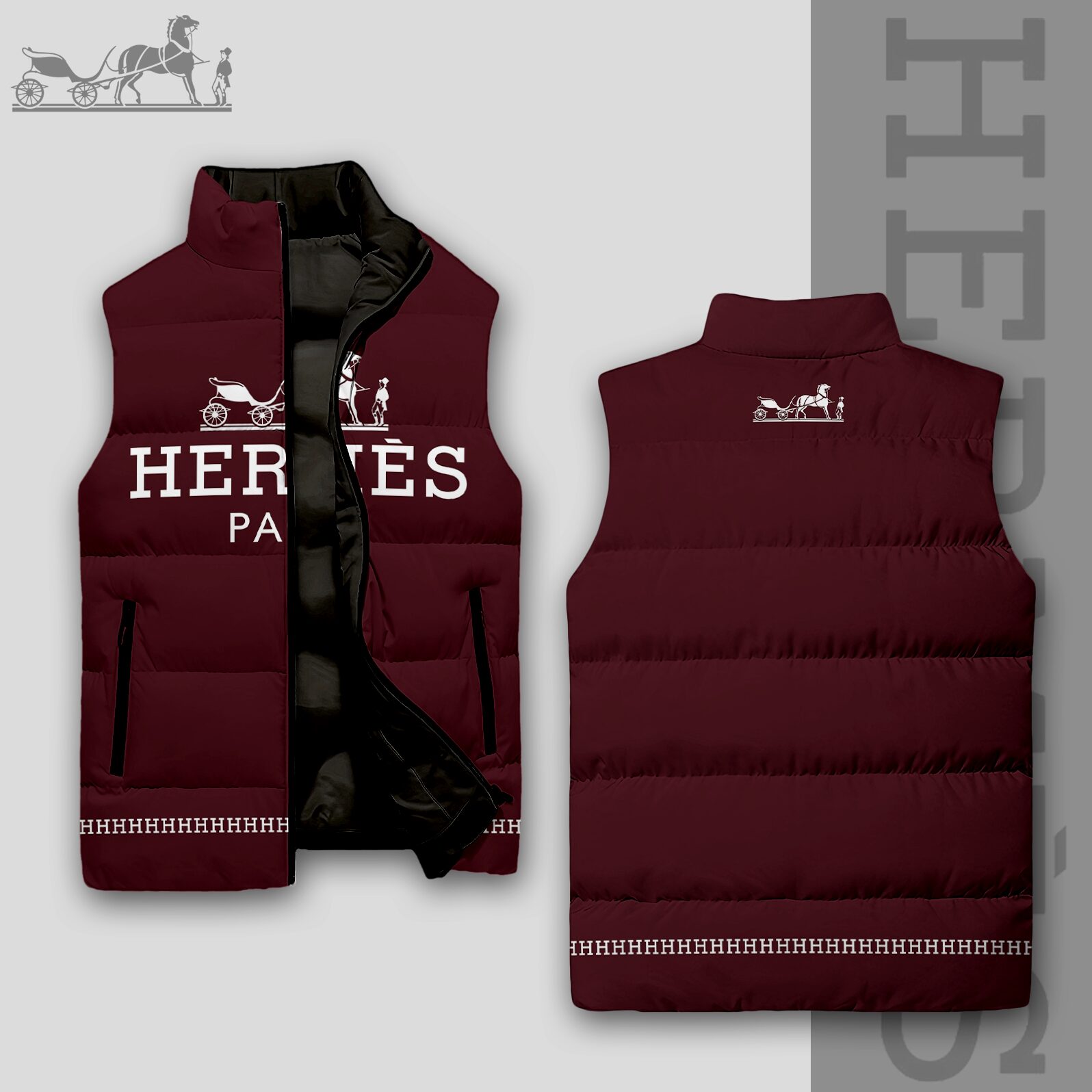 Luxury Edition 3D Sleeveless Down-Jacket-VV24101027