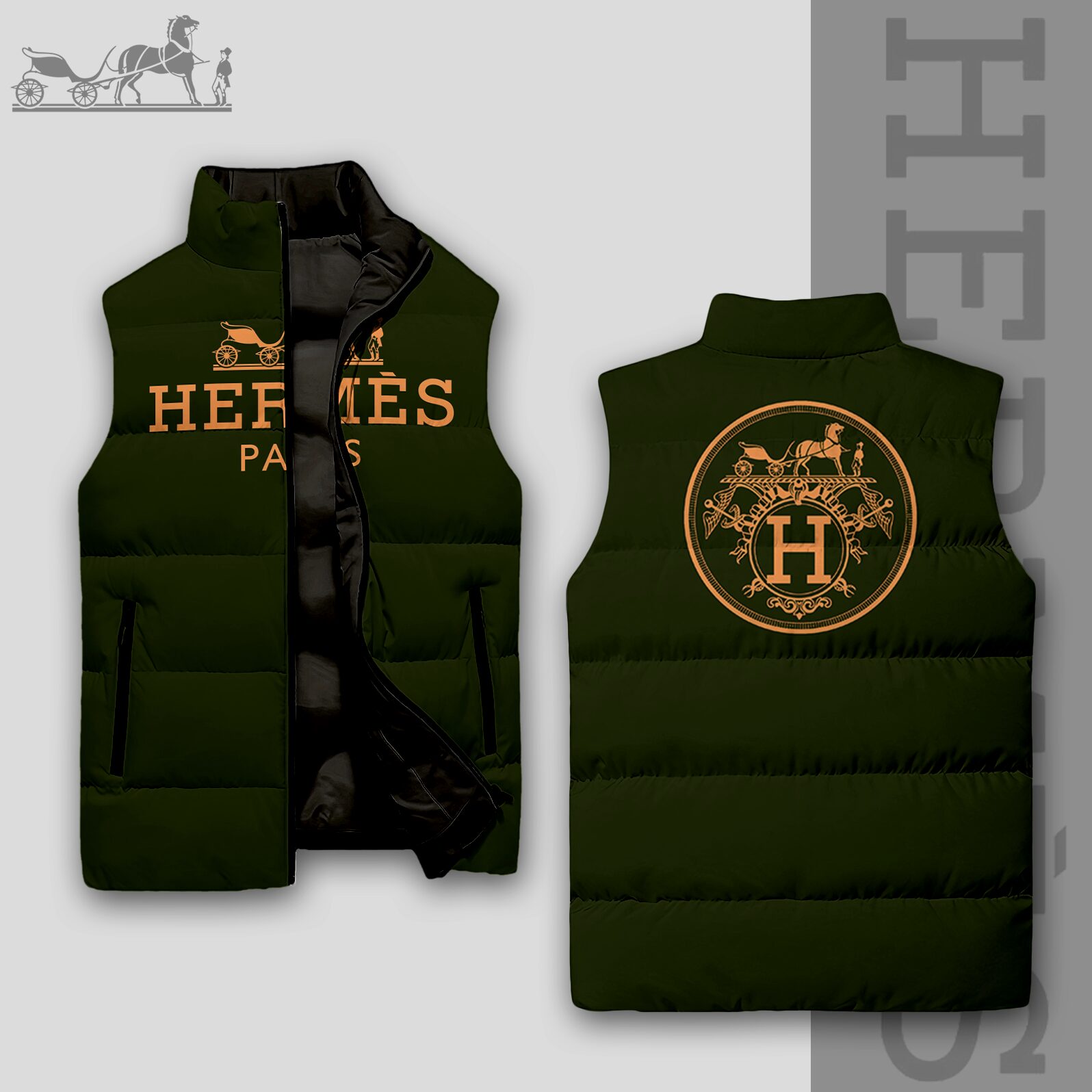 Luxury Edition 3D Sleeveless Down-Jacket-VV24101029