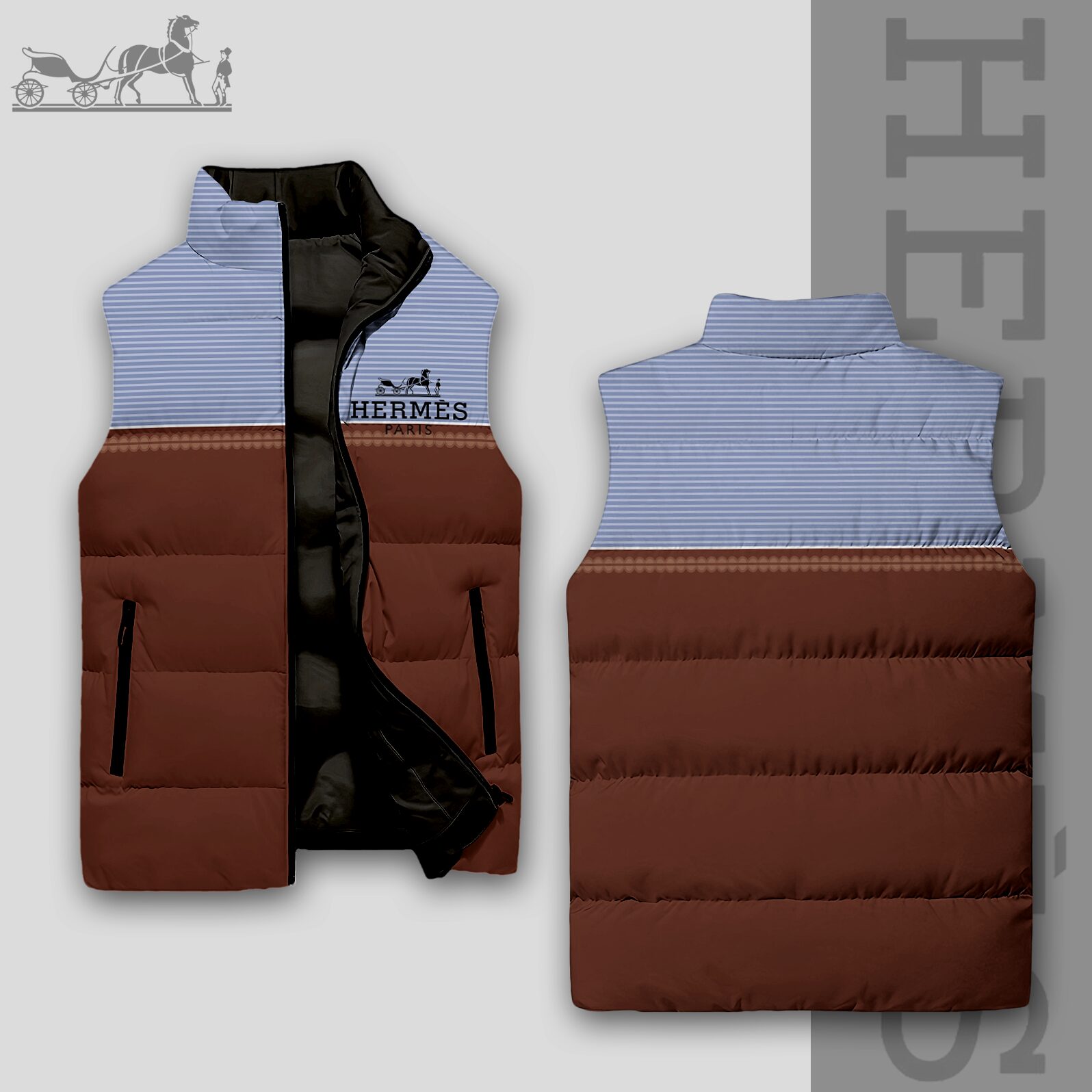 Luxury Edition 3D Sleeveless Down-Jacket-VV24101030