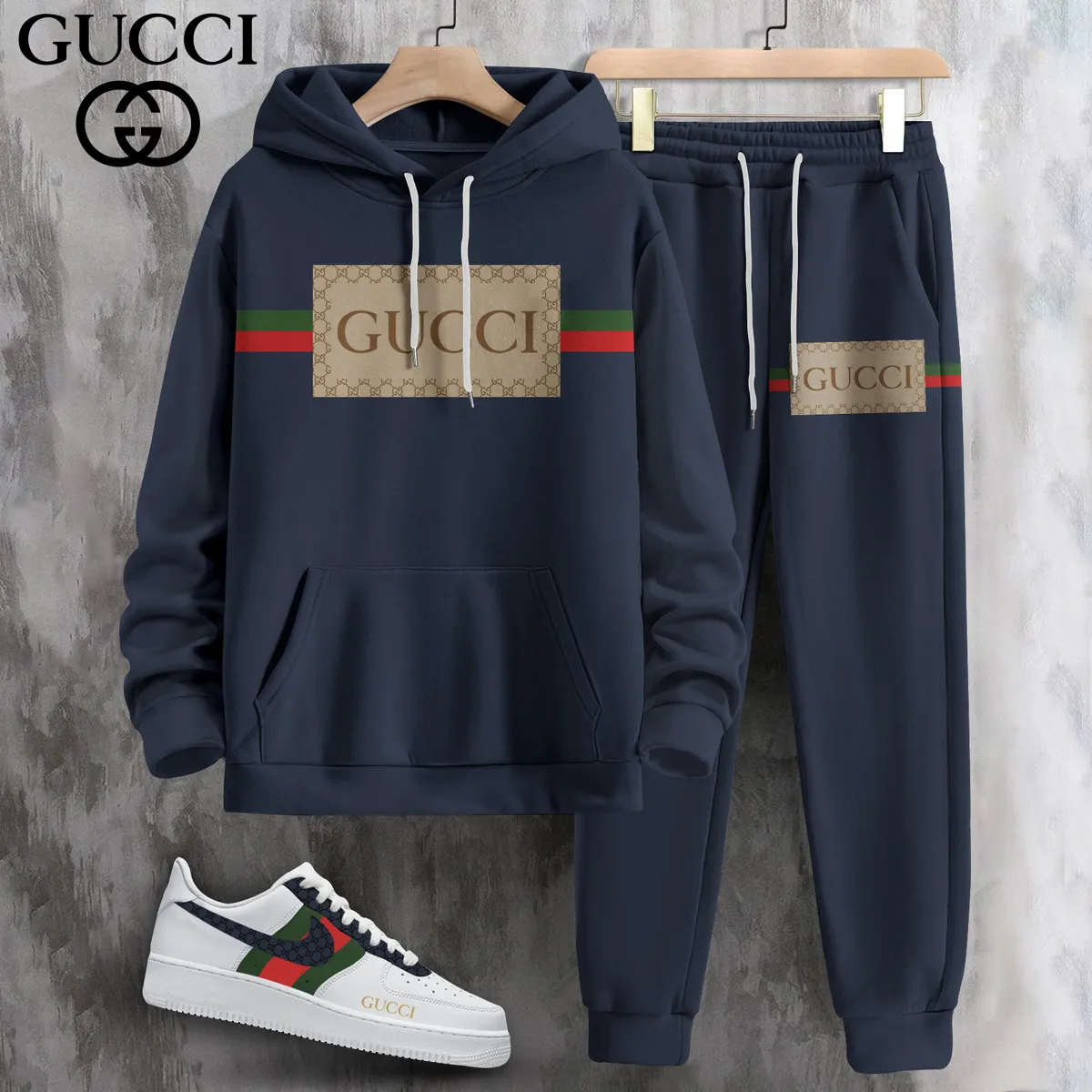 Luxury Limited Edition Set Hoodie & Pants Match AF1 Sneaker LUX-AF+CK+F40-000HG6DJVIQ