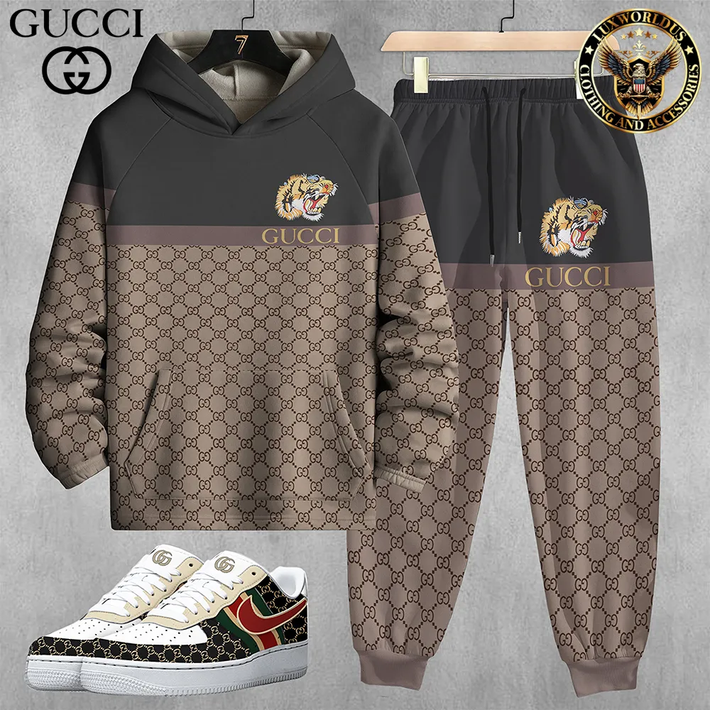 Luxury Limited Edition Set Hoodie & Pants Match AF1 Sneaker LUX-AF+CK+F40-000LAKACXKC