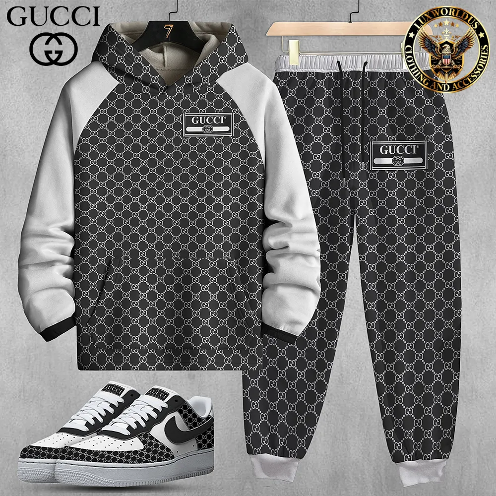 Luxury Limited Edition Set Hoodie & Pants Match AF1 Sneaker LUX-AF+CK+F40-000SLNPYLZM