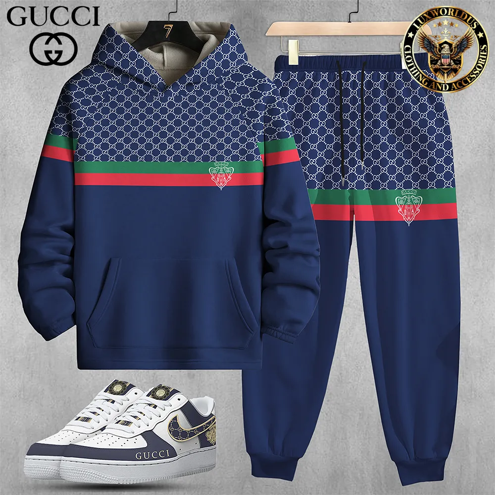 Luxury Limited Edition Set Hoodie & Pants Match AF1 Sneaker LUX-AF+CK+F40-000SOMGMISB