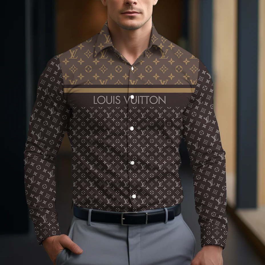 Premium Long Sleeve Button Shirt 2025 LUX-CCY-09CDD10GY