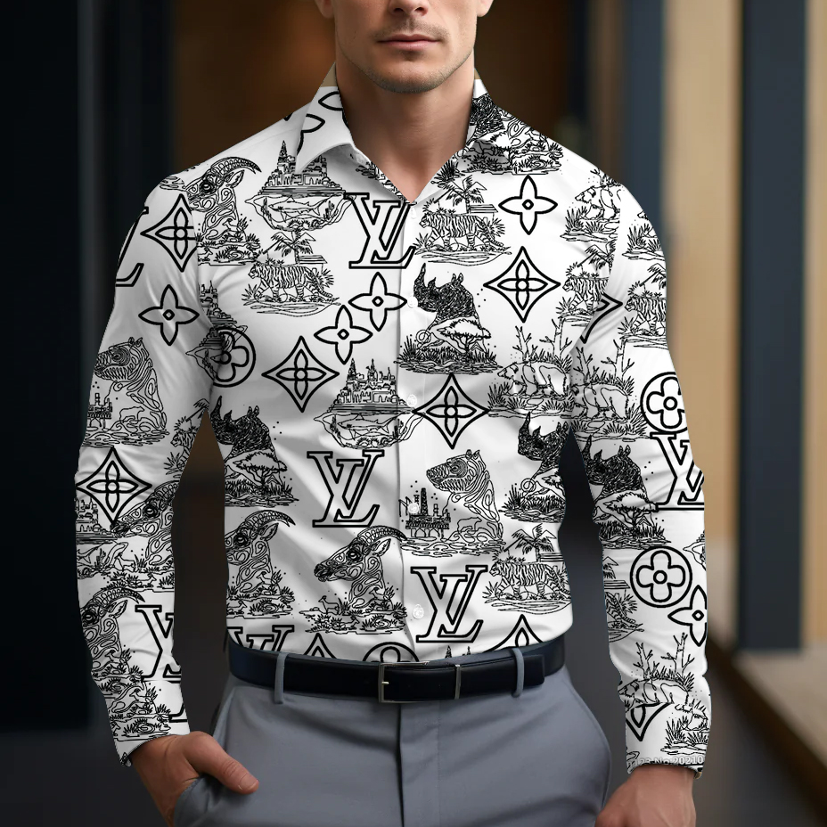 Luxury Long Sleeve Button Shirt CCY-DRG0000220331