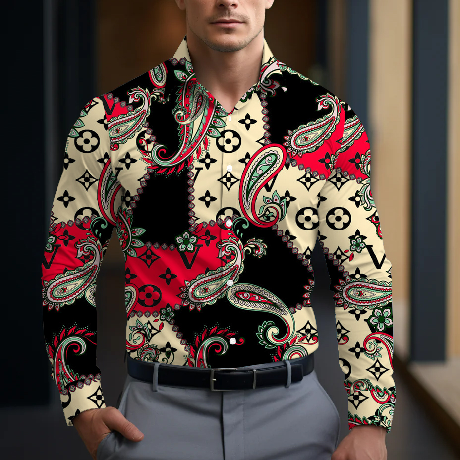 Luxury Long Sleeve Button Shirt CCY-DRG0000220333