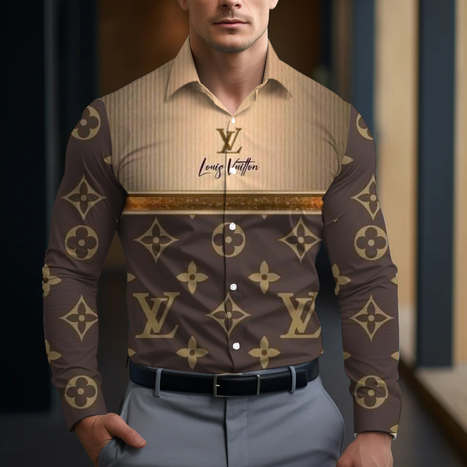 Luxury Long Sleeve Button Shirt CCY-DRG0000250425