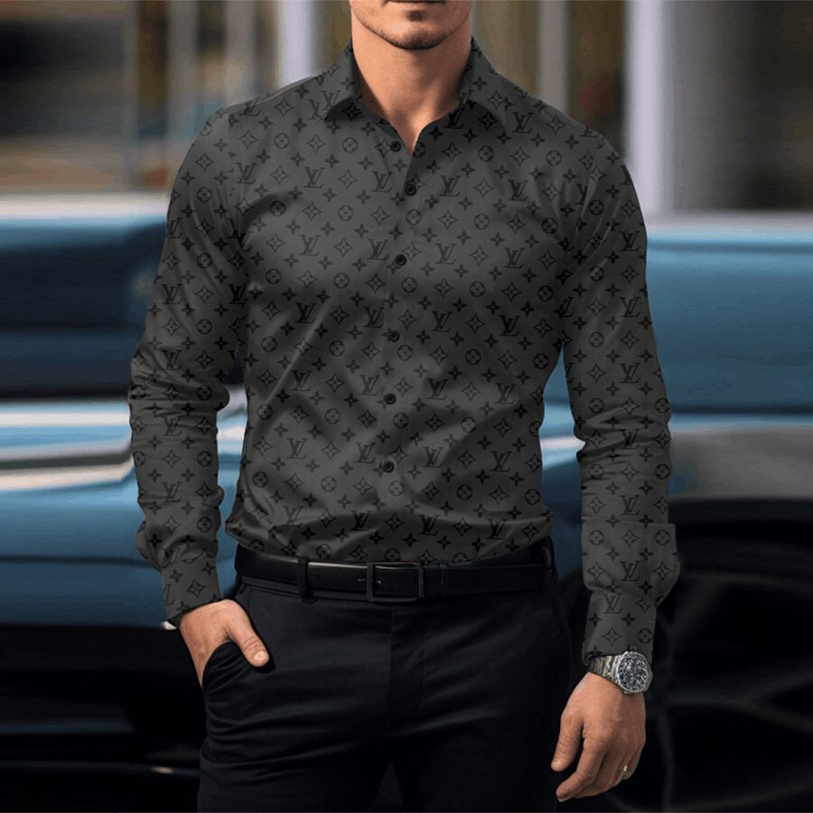 Premium Long Sleeve Button Shirt 2025 LUX-CCY-09CDD10GY