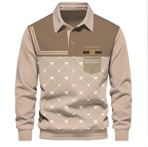 Luxury Polo Sweatshirt For Men-TDA01017