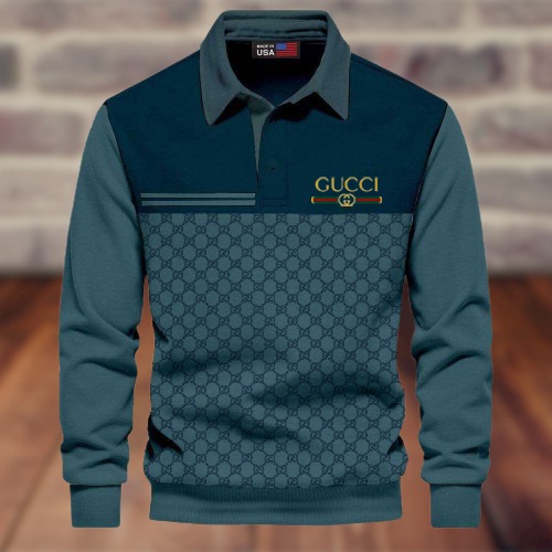 Luxury Polo Sweatshirt For Men-TDA01018