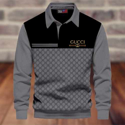 Luxury Polo Sweatshirt For Men-TDA01020