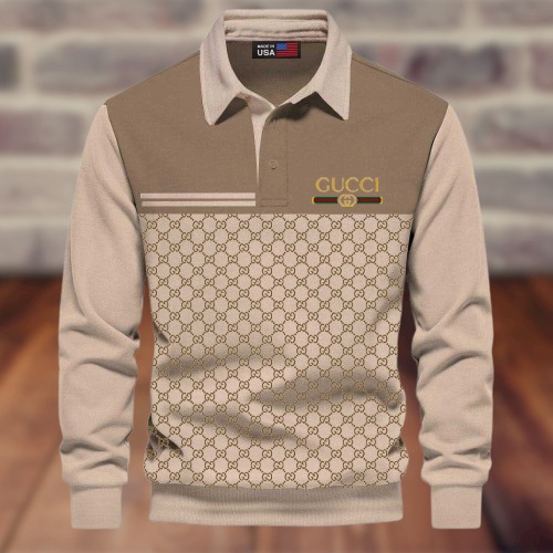 Luxury Polo Sweatshirt For Men-TDA01021