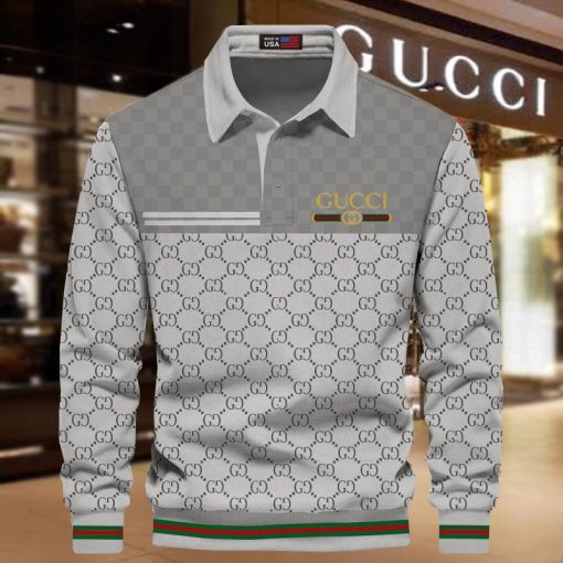 Luxury Polo Sweatshirt For Men-TDA01024