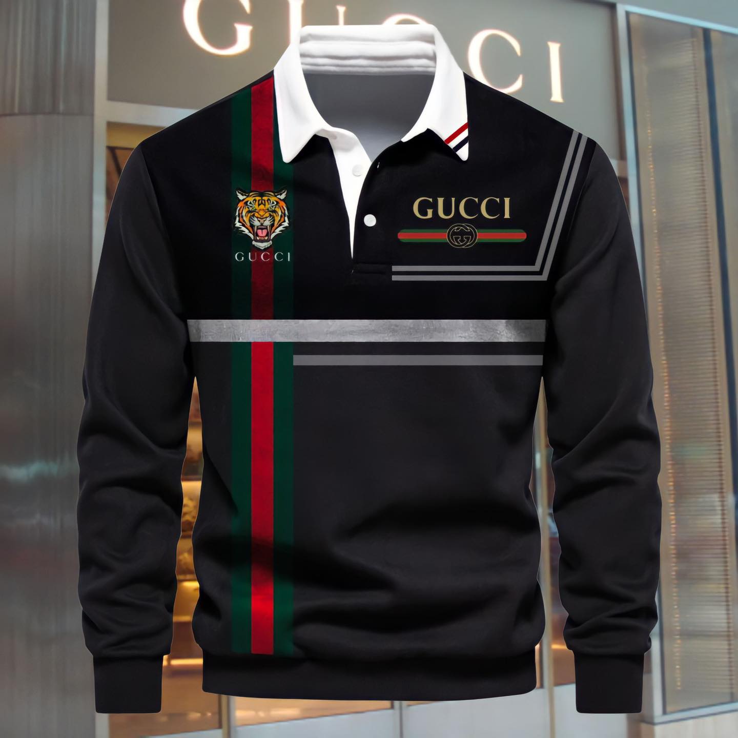 Luxury Polo Sweatshirt For Men-TDA01029