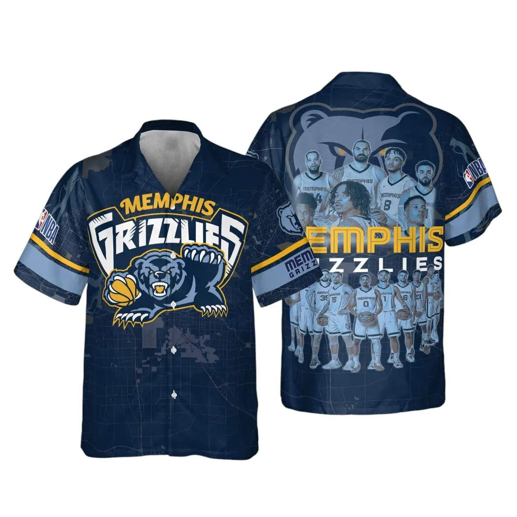 Memphis Grizzlies All-Star Lineup Hawaiian Shirt – TeeAloha