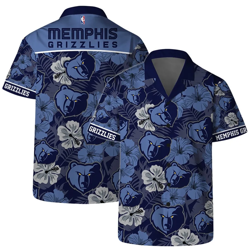 Memphis Grizzlies Floral Spirit Hawaiian Shirt – TeeAloha