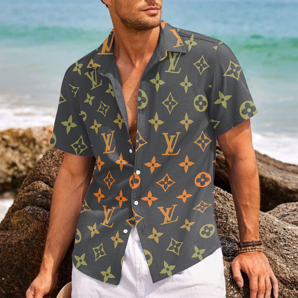 MEN’S  BUTTON SHIRT-GCY-DRG00010577