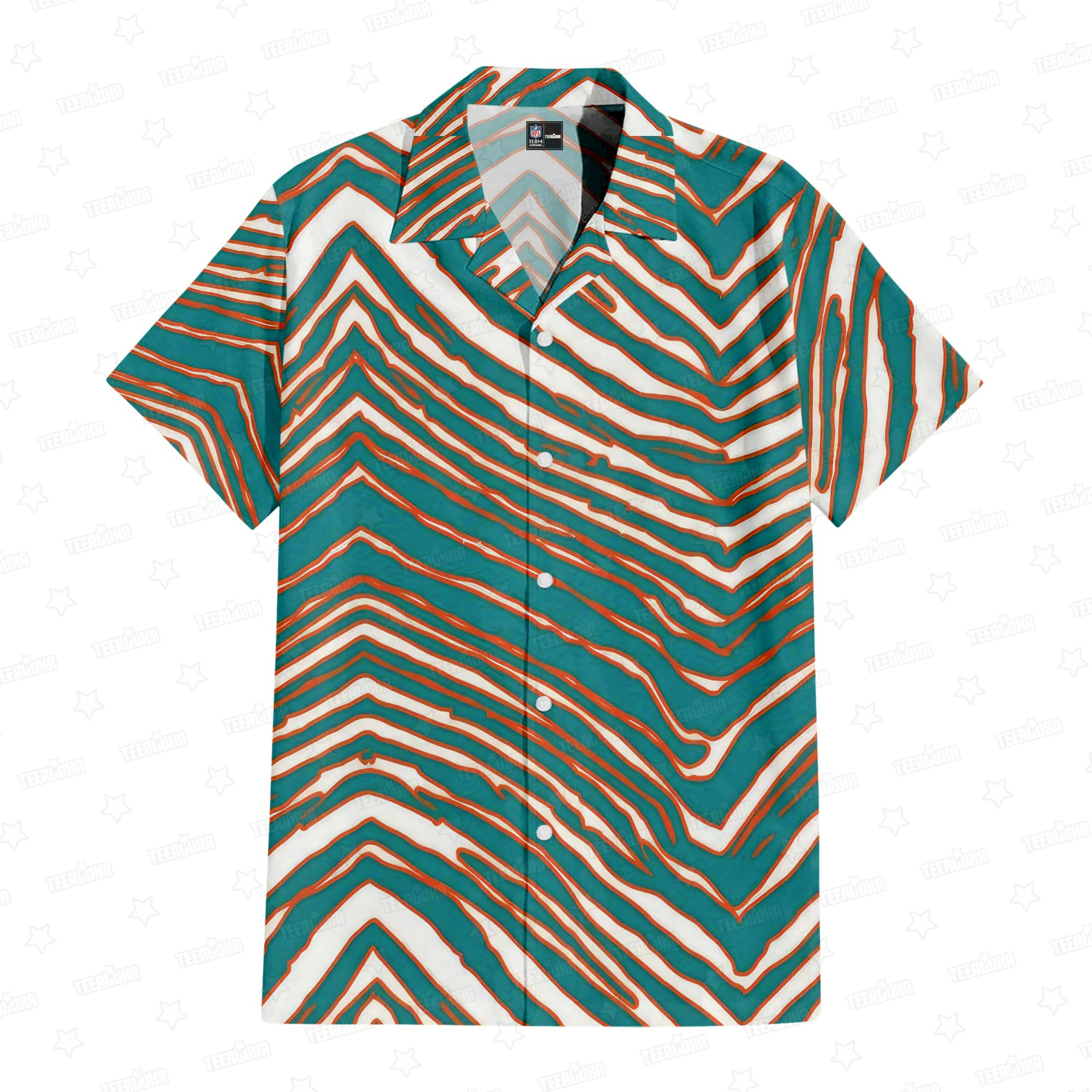 Miami Dolphins Zubaz Hawaiian Shirt – TeeAloha