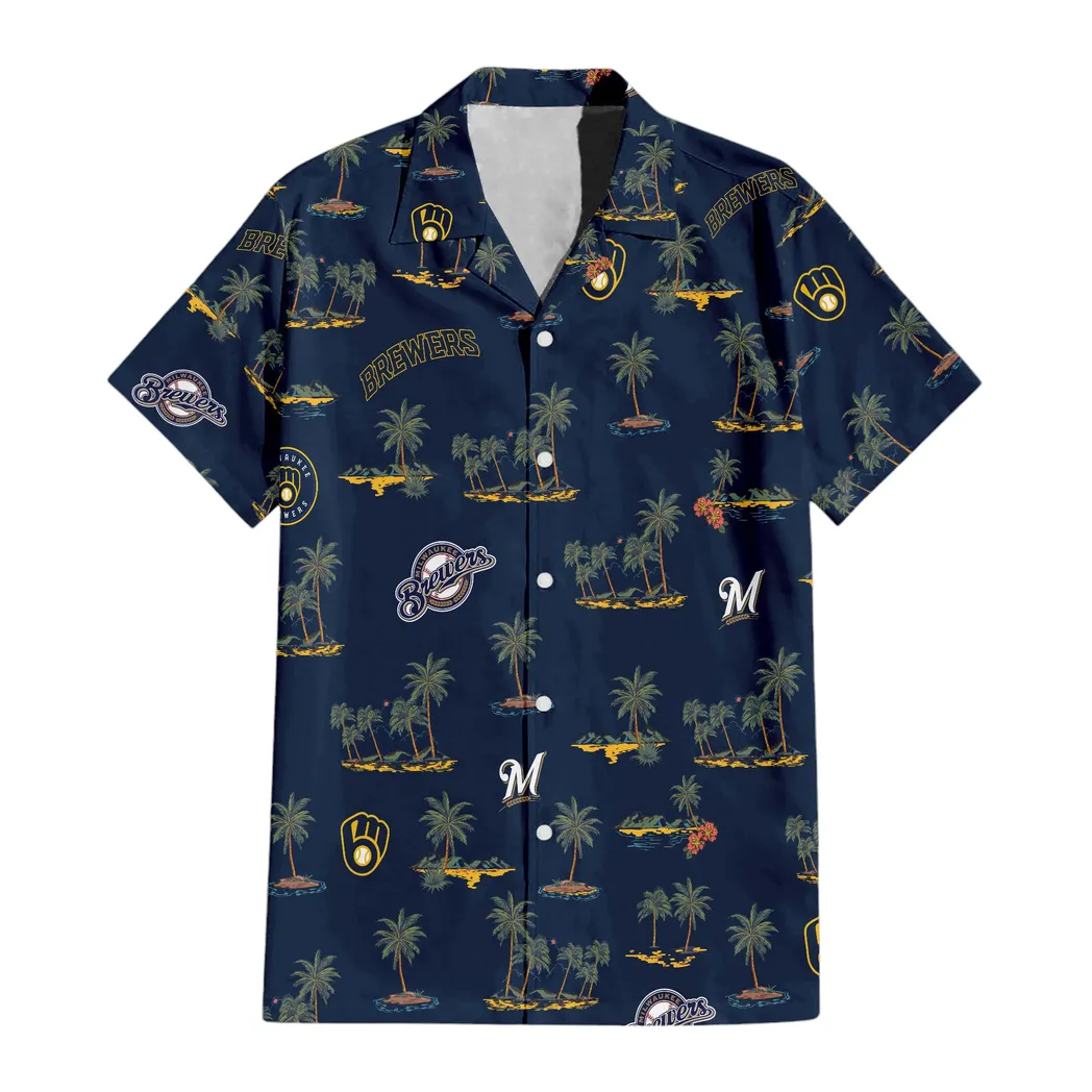 Milwaukee Brewers Island Paradise Hawaiian Shirt – TeeAloha