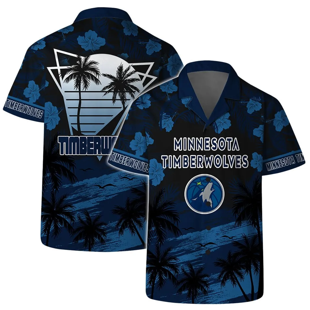 Minnesota Timberwolves Sunset Horizon Hawaiian Shirt – TeeAloha