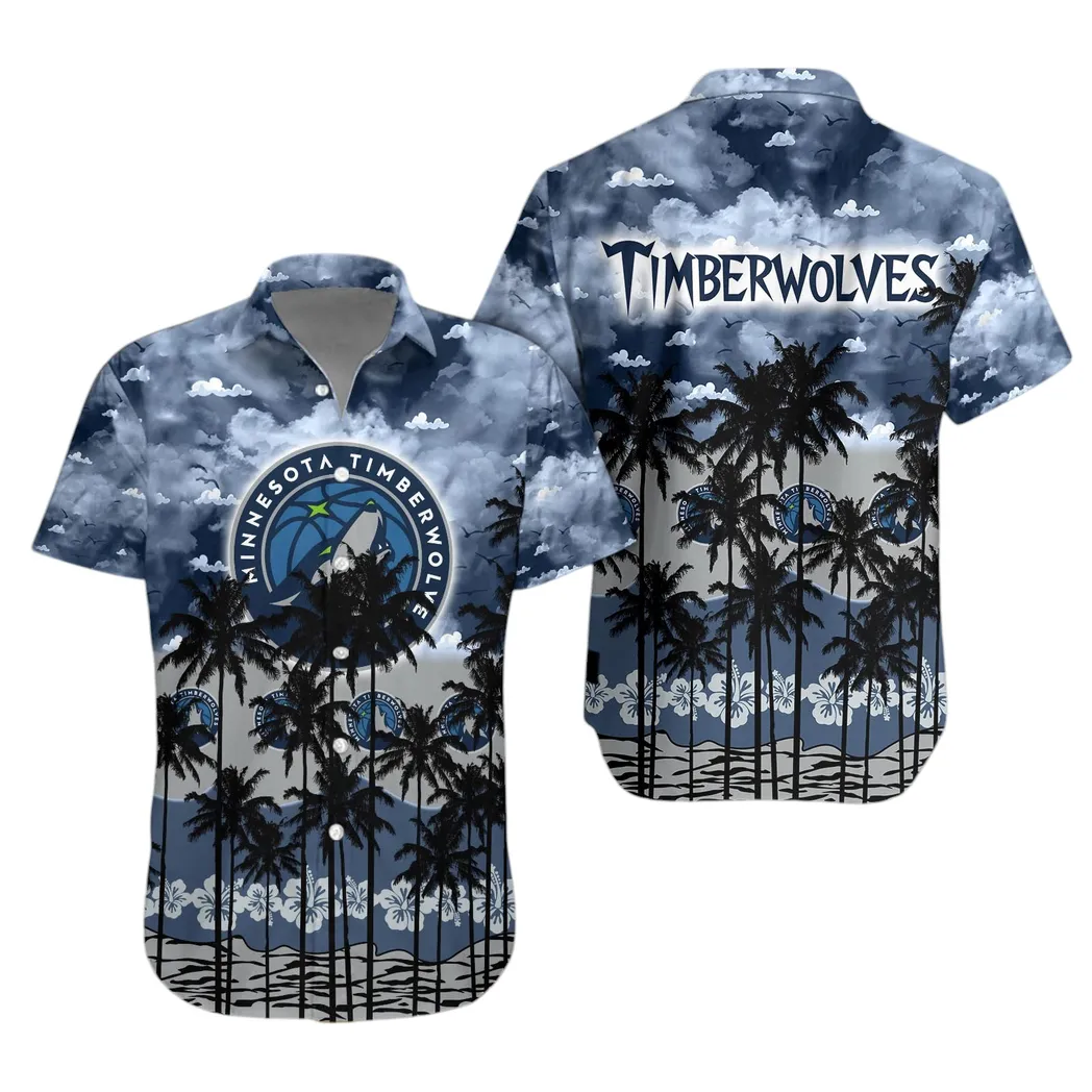 Minnesota Timberwolves Tropical Sky Hawaiian Shirt – TeeAloha