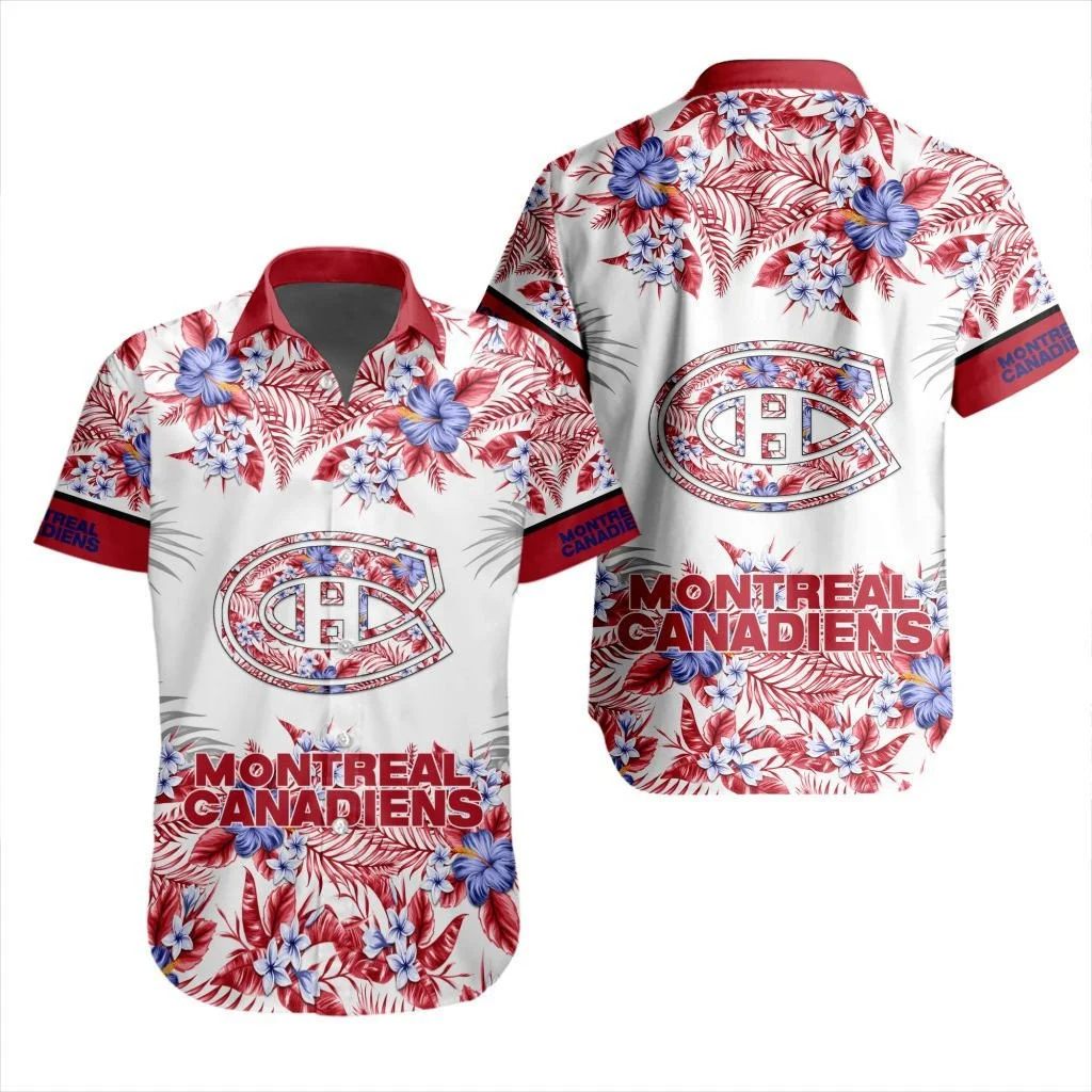 Montreal Canadiens Floral Beautiful Hawaiian Shirt – TeeAloha