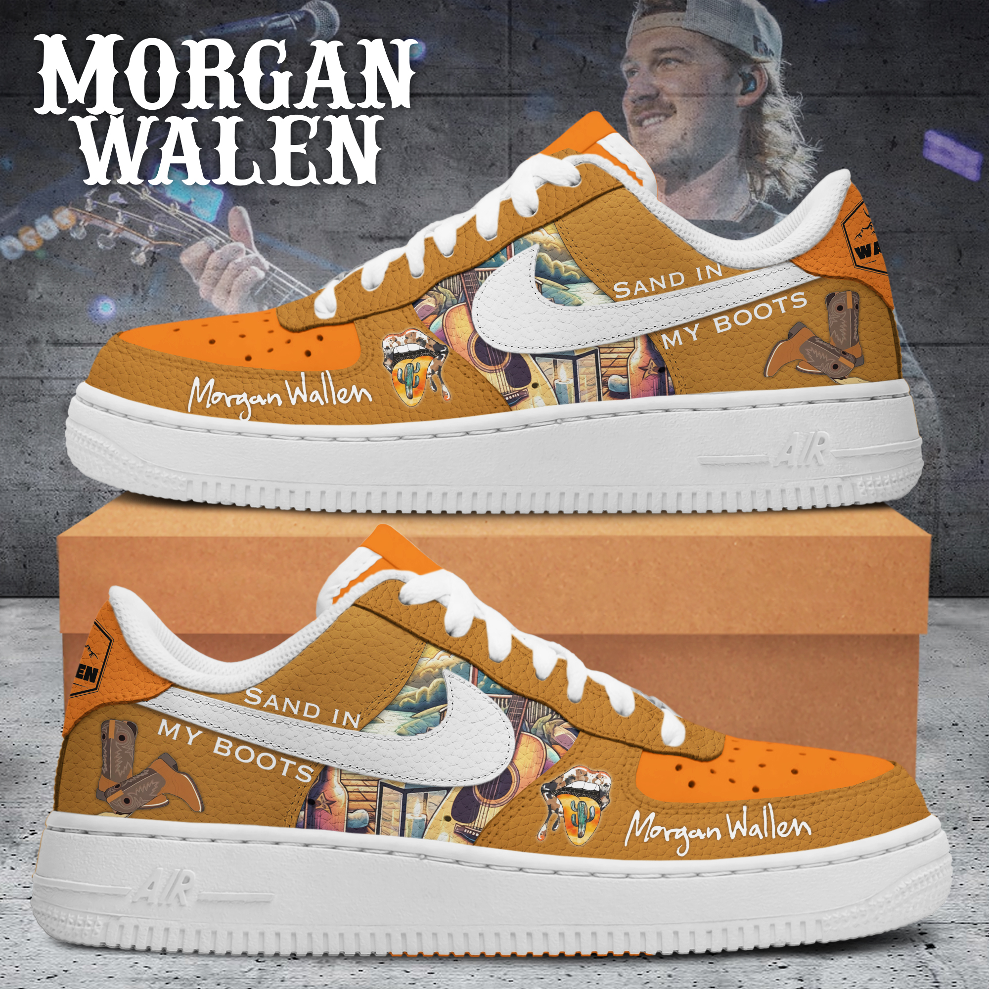 Morgan Wallen Premium  Af1 Sneaker LZ 106213