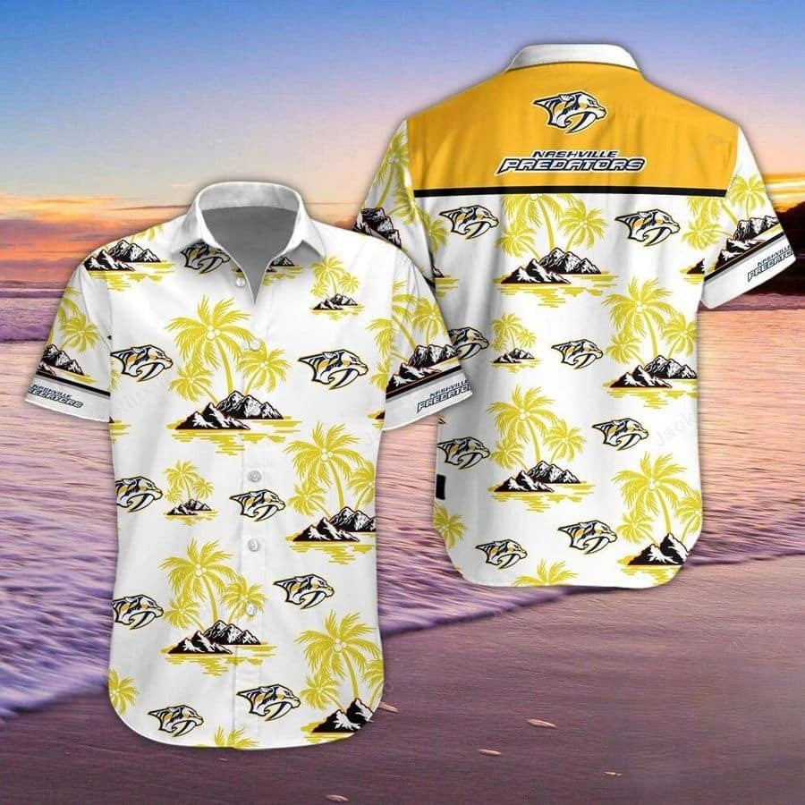 Nashville Predators Island Paradise Hawaiian Shirt – TeeAloha