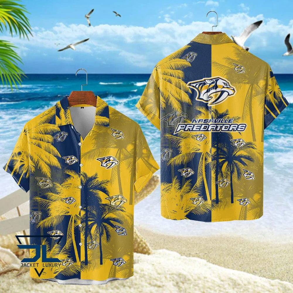 Nashville Predators Tropical Vibes Hawaiian Shirt – TeeAloha
