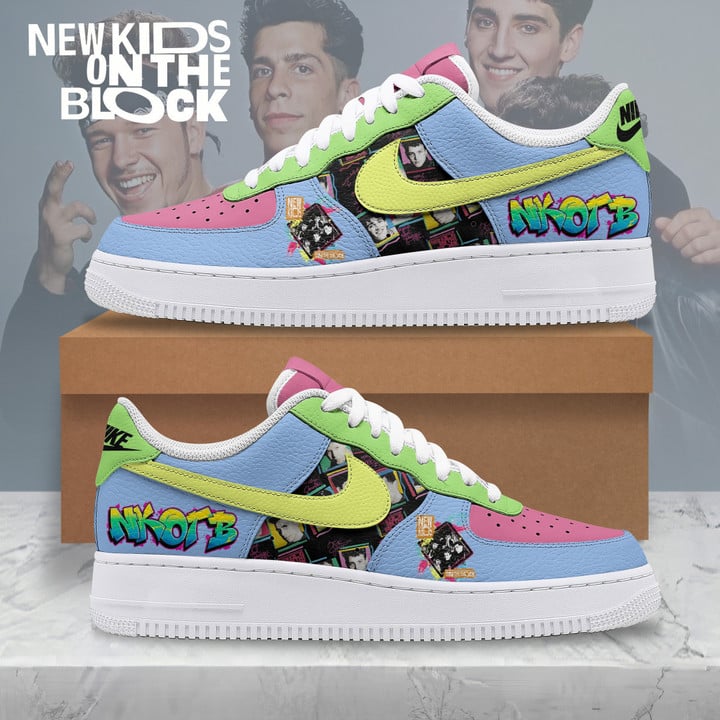 New Kids On The Block Premium Air Force 1 Sneaker   LZ 106126