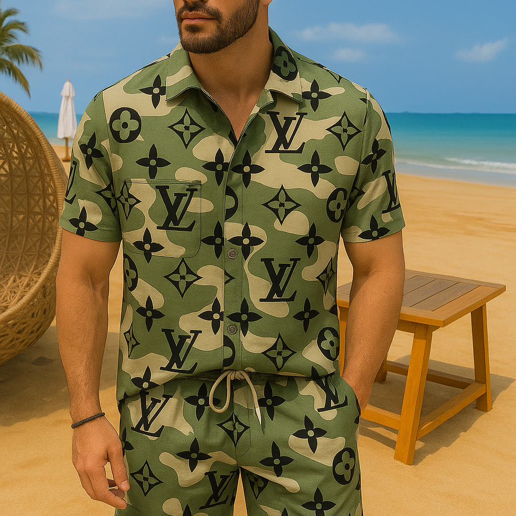 [NEW] Luxury Hawaii Shirt & Short Summer 2025-LX-TSSM102011