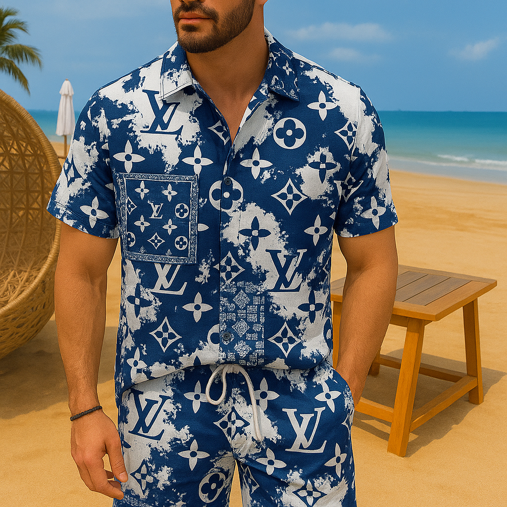 [NEW] Luxury Hawaii Shirt & Short Summer 2025-LX-TSSM102012