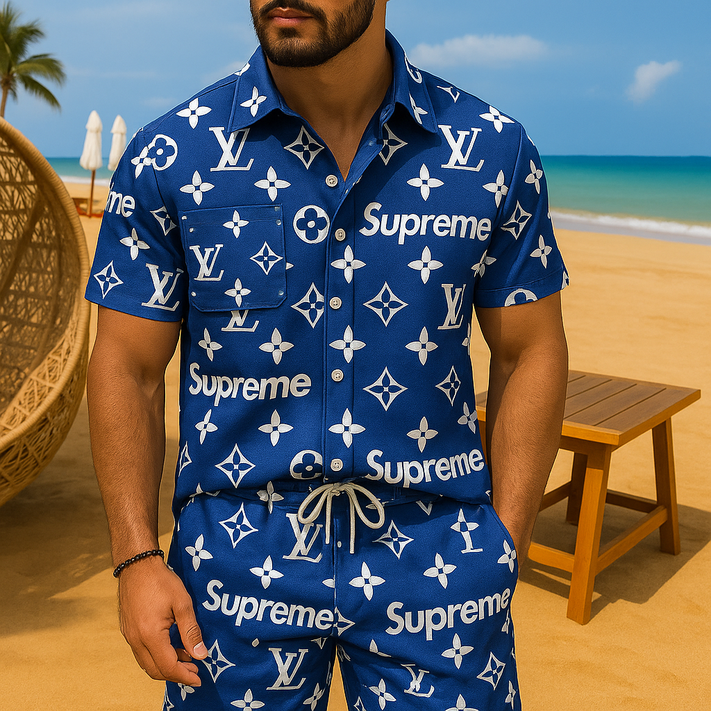 [NEW] Luxury Hawaii Shirt & Short Summer 2025-LX-TSSM102013