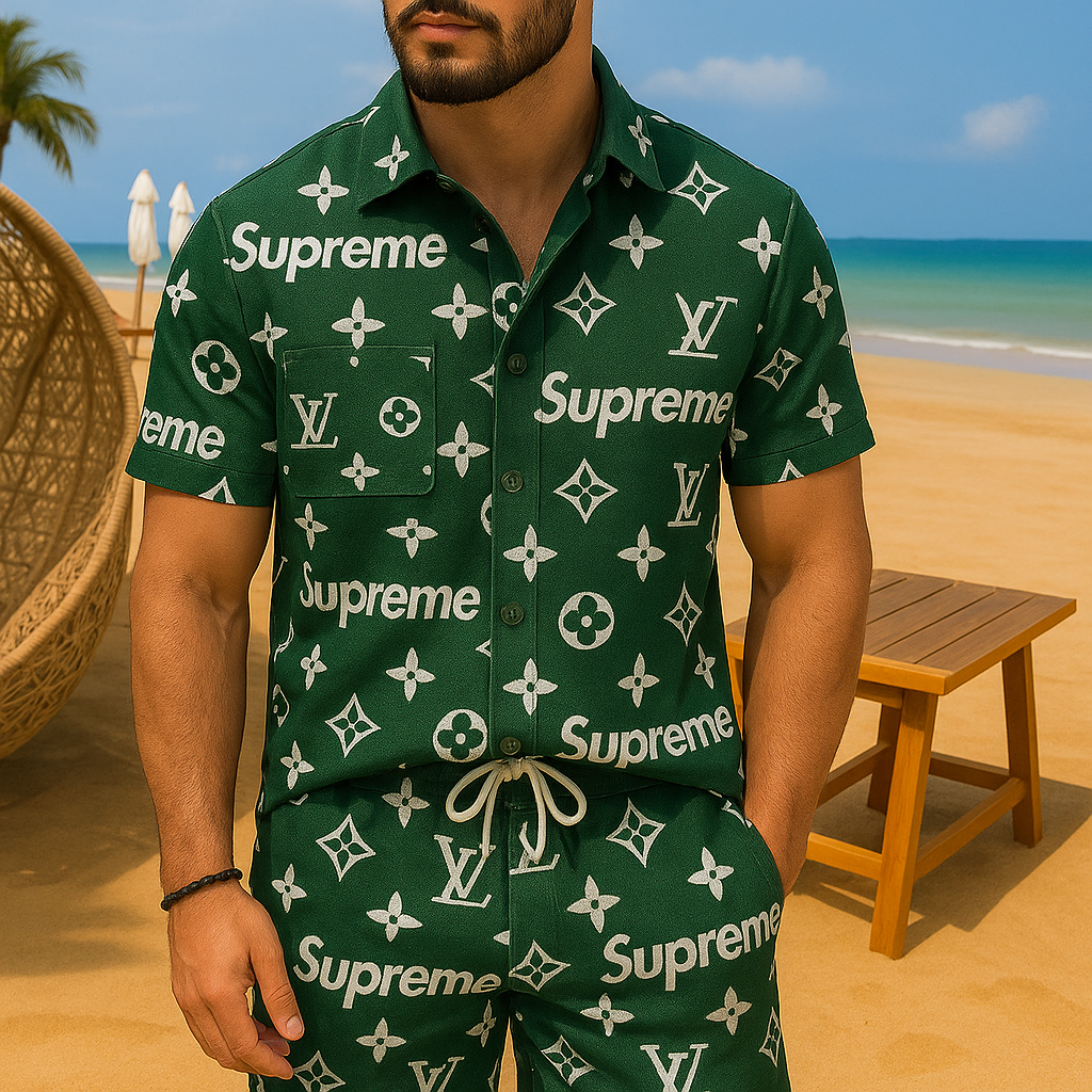 [NEW] Luxury Hawaii Shirt & Short Summer 2025-LX-TSSM102014