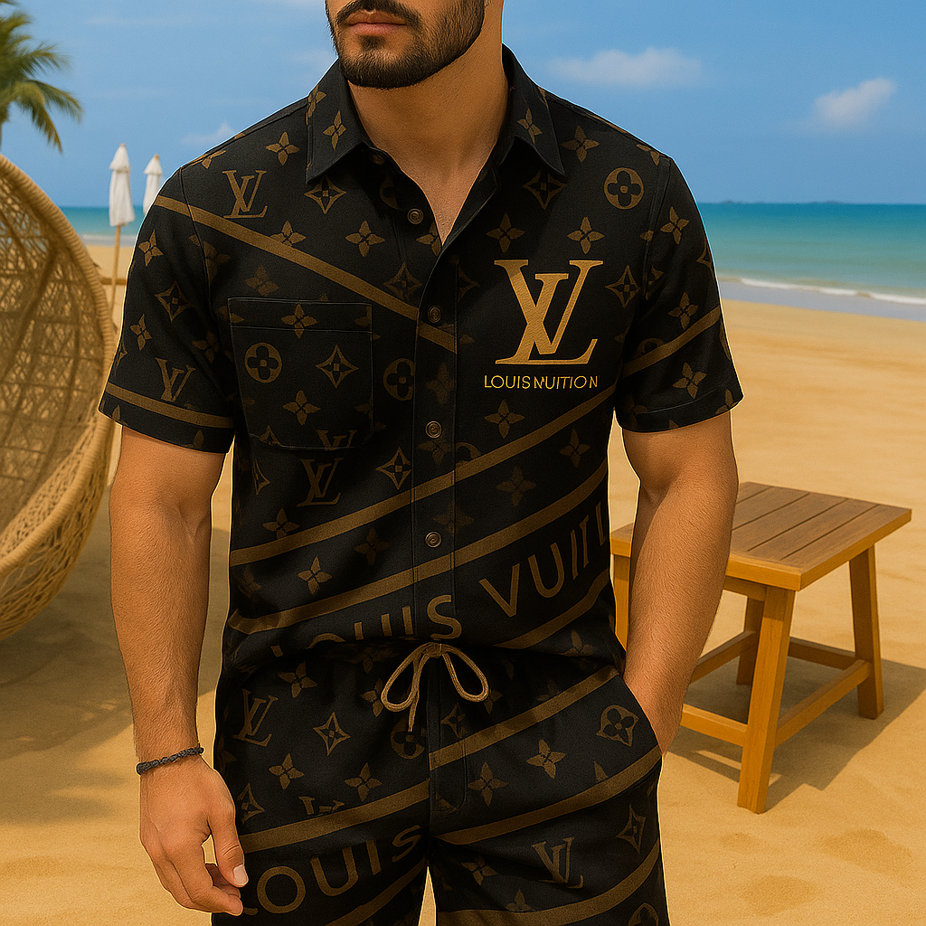 [NEW] Luxury Hawaii Shirt & Short Summer 2025-LX-TSSM102019
