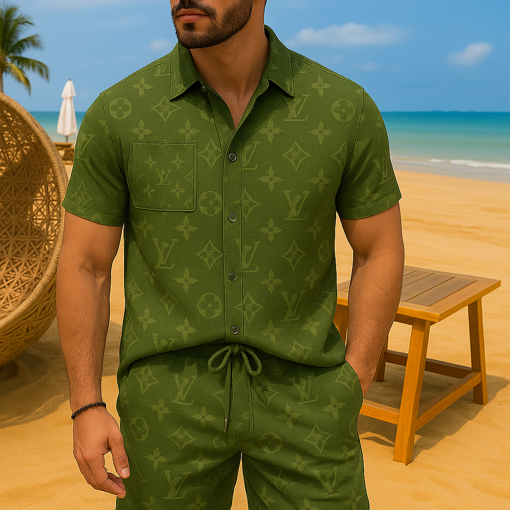 [NEW] Luxury Hawaii Shirt & Short Summer 2025-LX-TSSM10202
