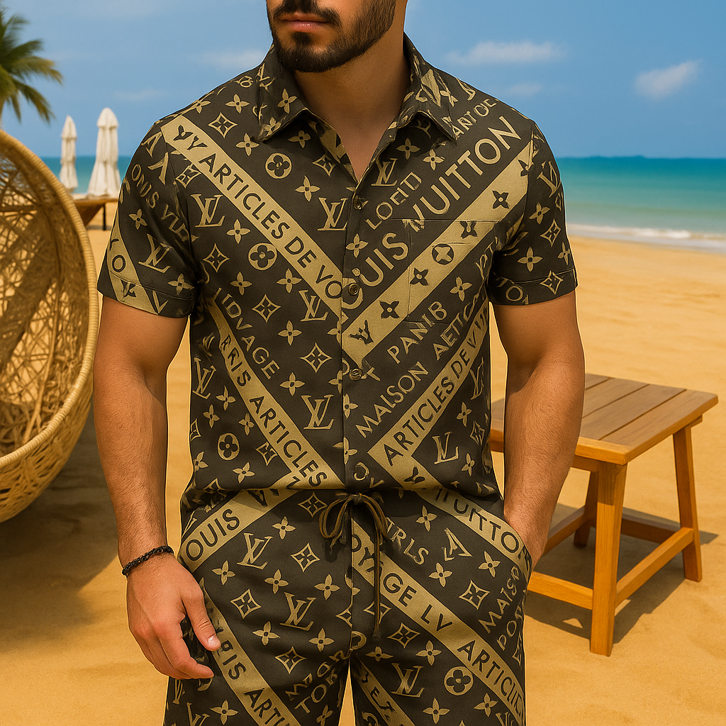 [NEW] Luxury Hawaii Shirt & Short Summer 2025-LX-TSSM102021