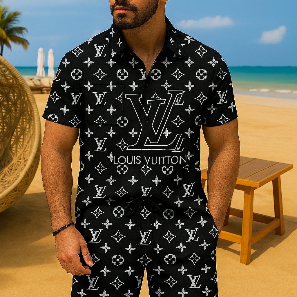 [NEW] Luxury Hawaii Shirt & Short Summer 2025-LX-TSSM102022