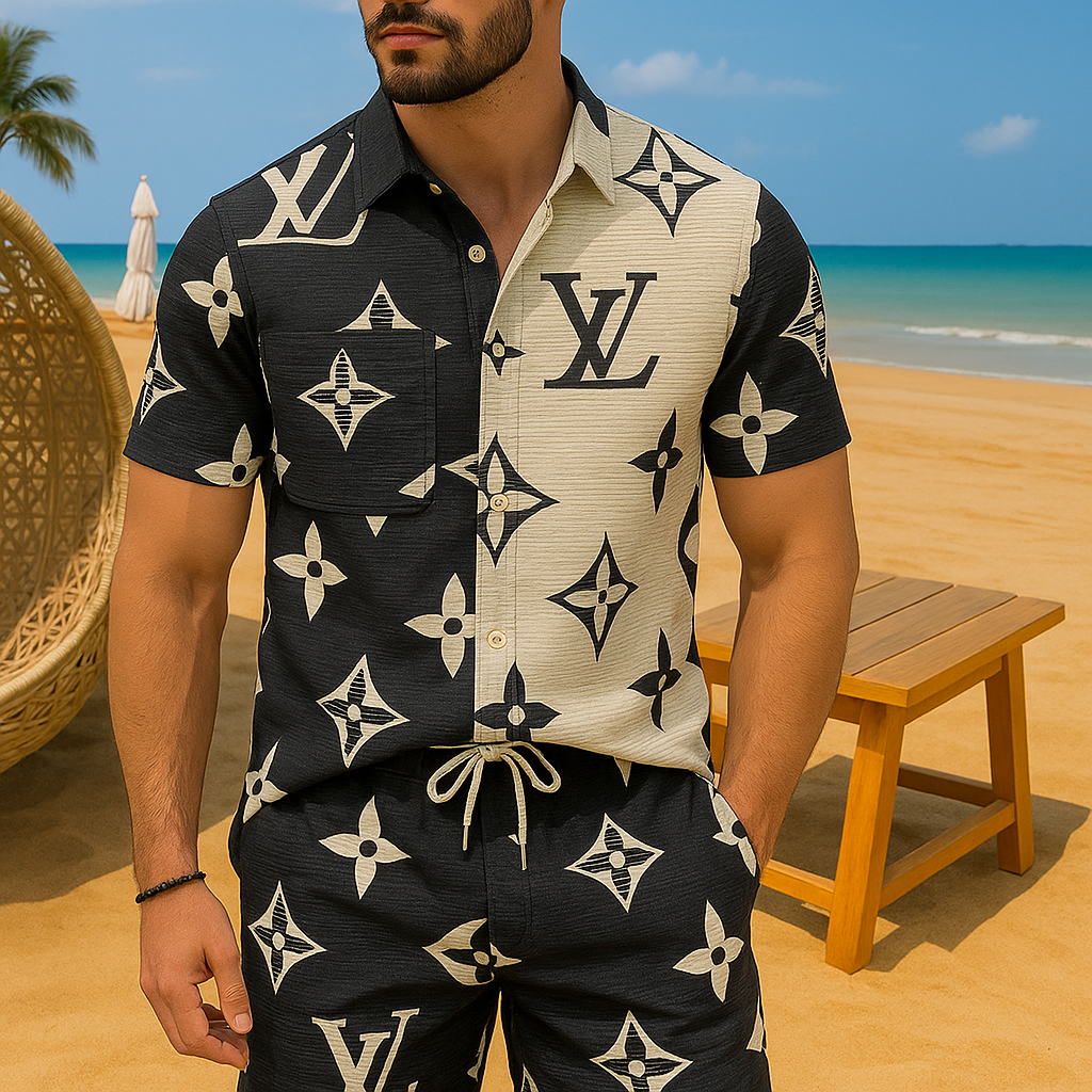 [NEW] Luxury Hawaii Shirt & Short Summer 2025-LX-TSSM102025