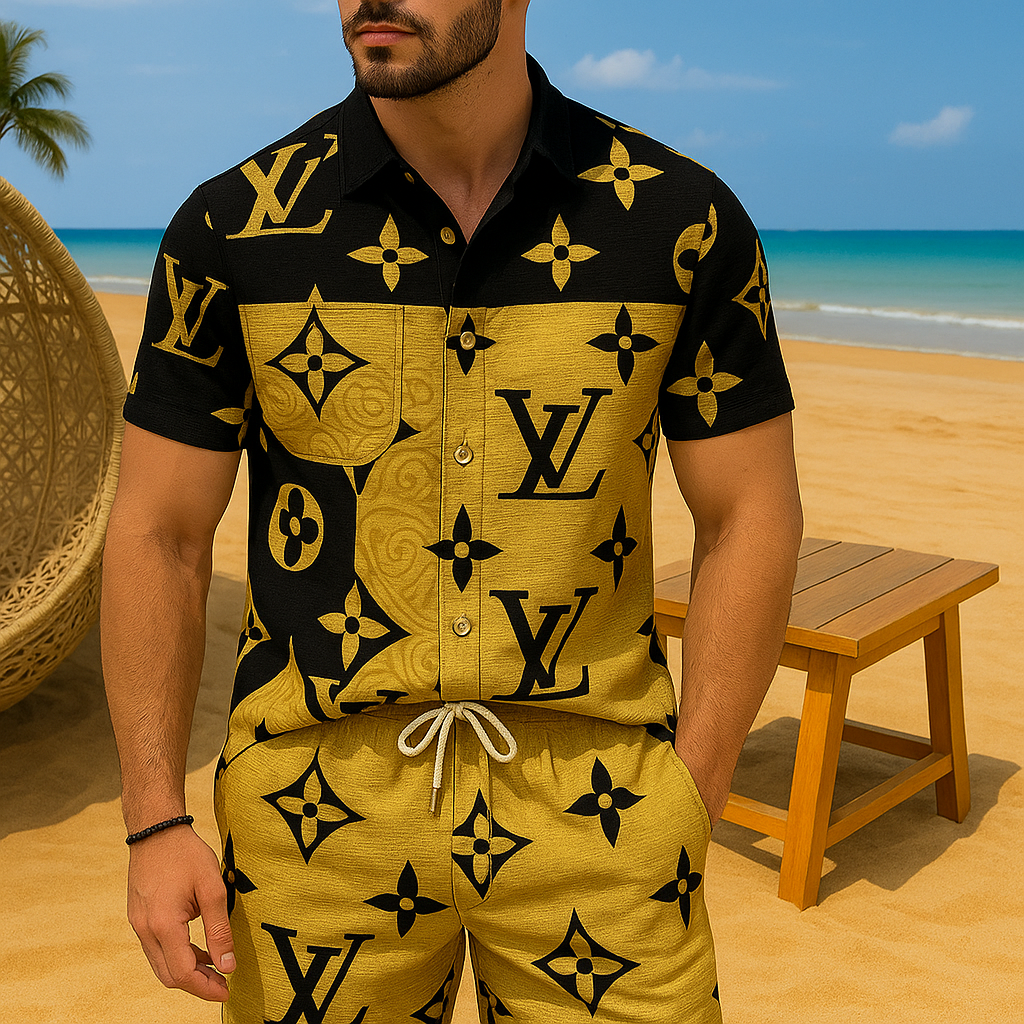 [NEW] Luxury Hawaii Shirt & Short Summer 2025-LX-TSSM102026