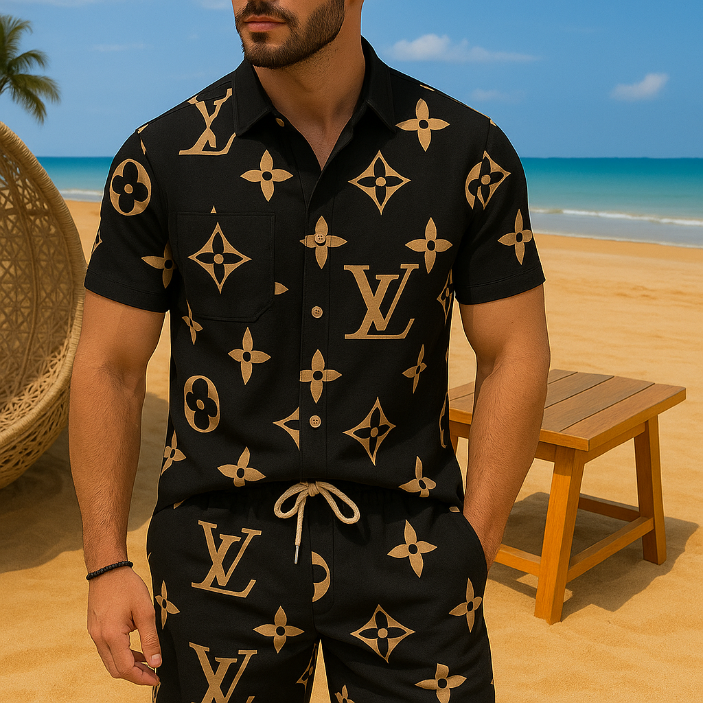 [NEW] Luxury Hawaii Shirt & Short Summer 2025-LX-TSSM102027