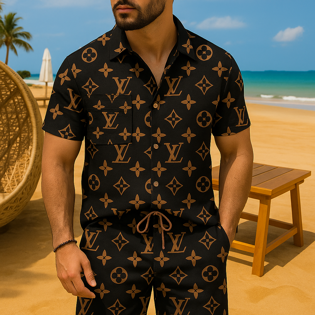 [NEW] Luxury Hawaii Shirt & Short Summer 2025-LX-TSSM102028