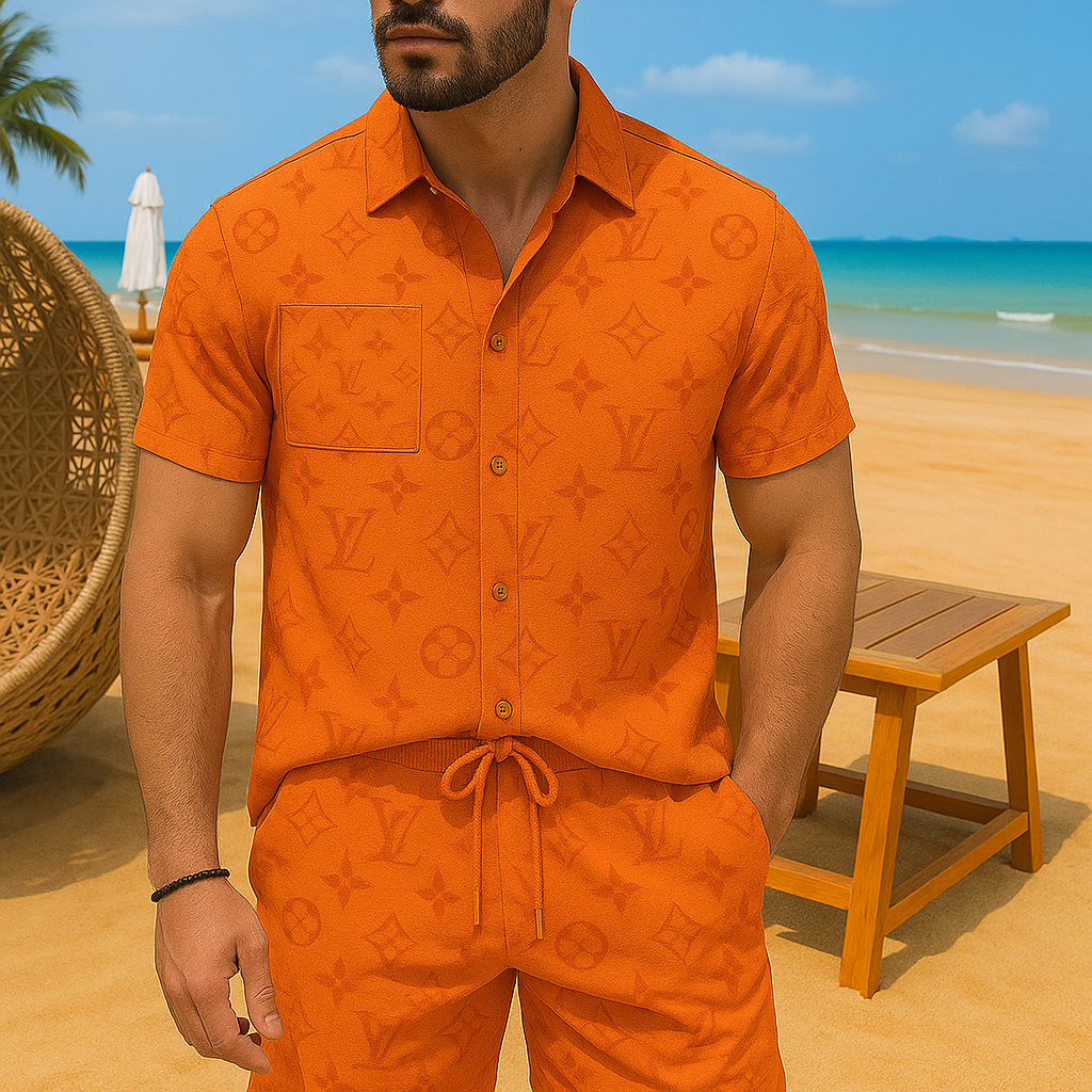 [NEW] Luxury Hawaii Shirt & Short Summer 2025-LX-TSSM10203