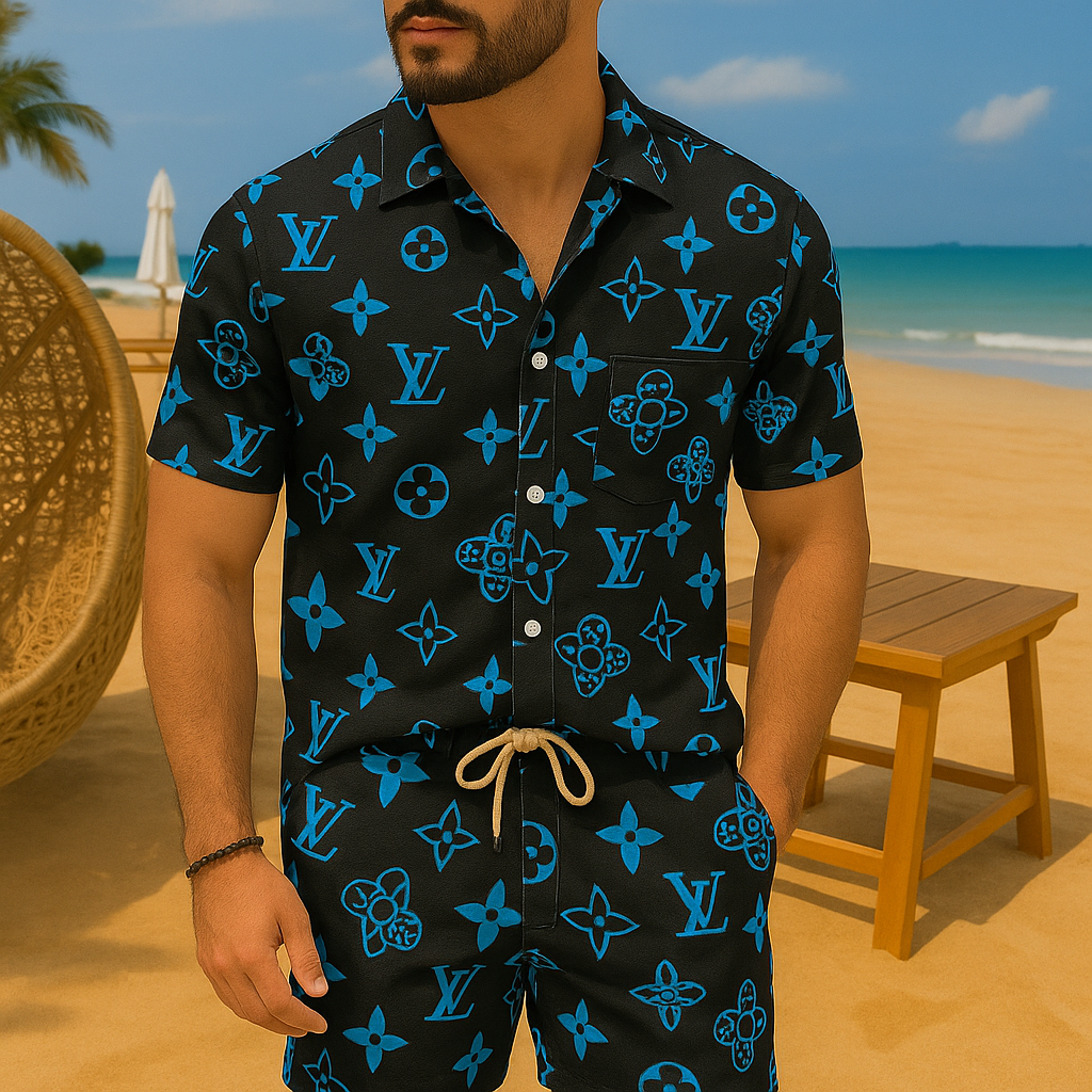 [NEW] Luxury Hawaii Shirt & Short Summer 2025-LX-TSSM102036